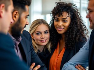 Discuții între angajați și angajatori despre drepturile muncii.