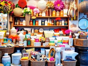 Clești de cumpărături plini cu produse